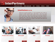 Tablet Screenshot of interpartners.cz